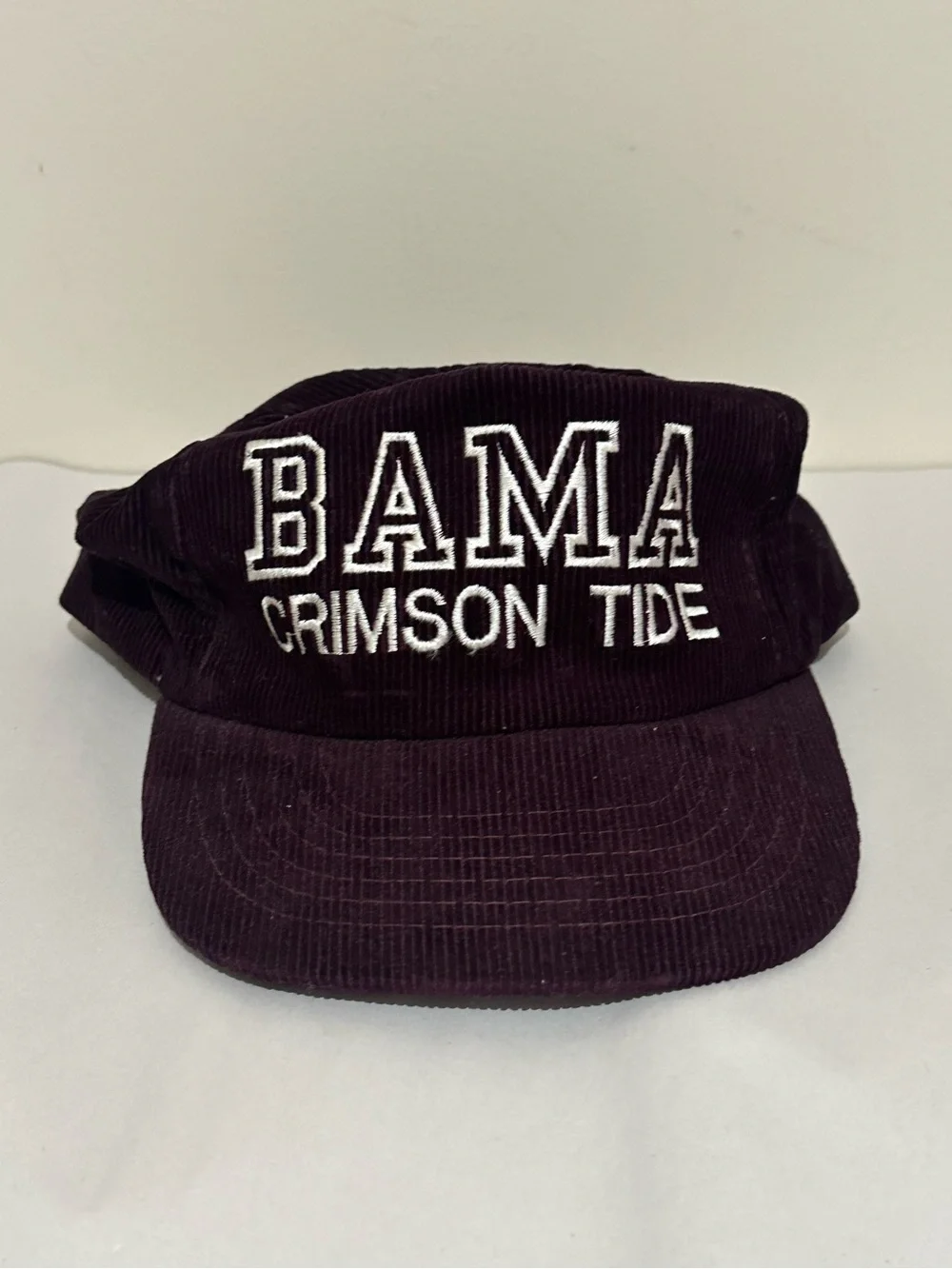 Bama Crimson Tide Vintage Corduroy Snapback Embroidered Cap